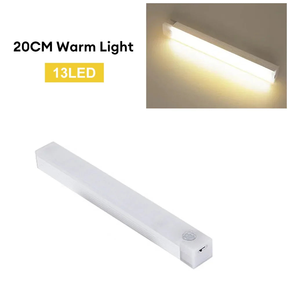 Luz noturna LED sem fio com sensor de movimento, recarregável por USB Tipo C, para armários, escadas e cozinha, marca Vmstore10.
