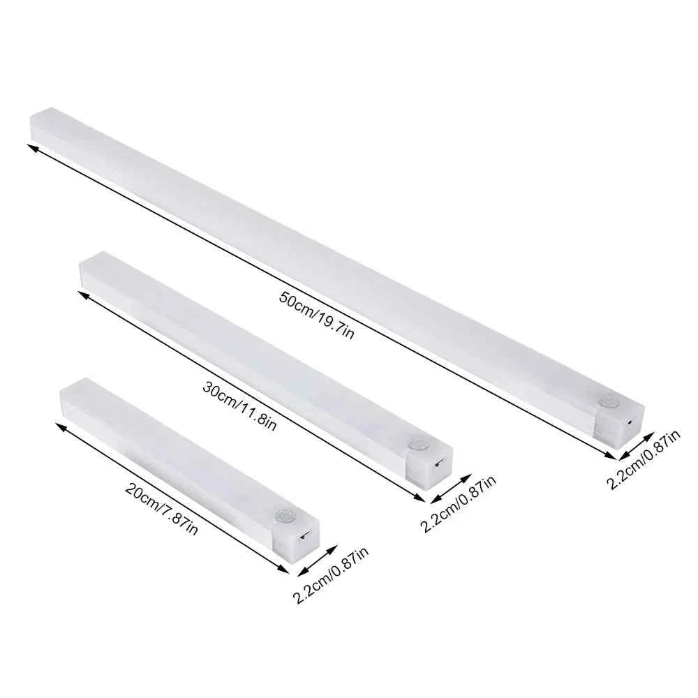 Luz de LED com sensor de movimento sem fio, recarregável Type C, para armário, escada e cozinha, da marca Vmstrore10