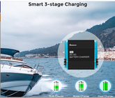 60A 12V DC to DC On-Board Battery Charger